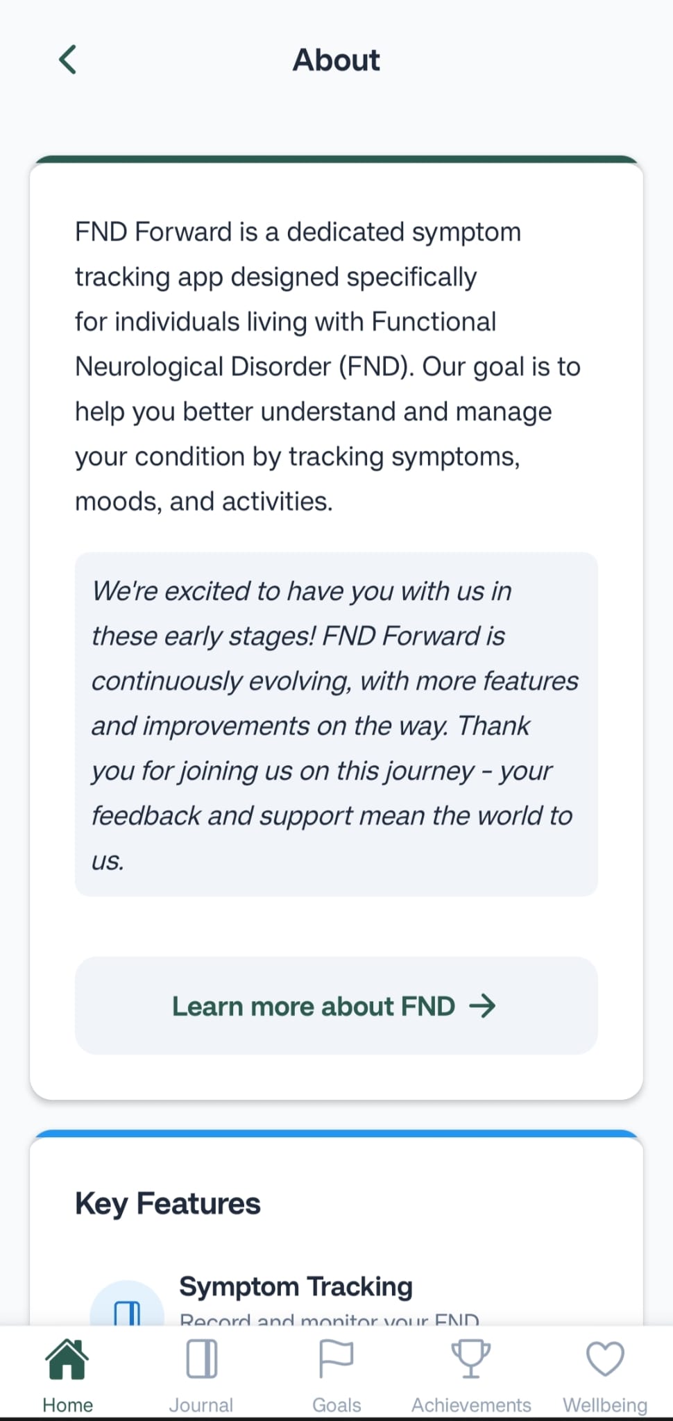 FND Forward Resources Screen